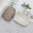 thumbnail image 6 of Unique Bargains 1 Pc Waterproof Soap Holder with Cover White Clear Soap Holder for Bathroom 5.51"x4.13"x1.81", 6 of 6