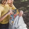 thumbnail image 5 of FORMRS 13-13.3 inch Laptop Sleeve Case Soft Carrying Quilted Computer Bag Cover, Dark Floral, 5 of 7