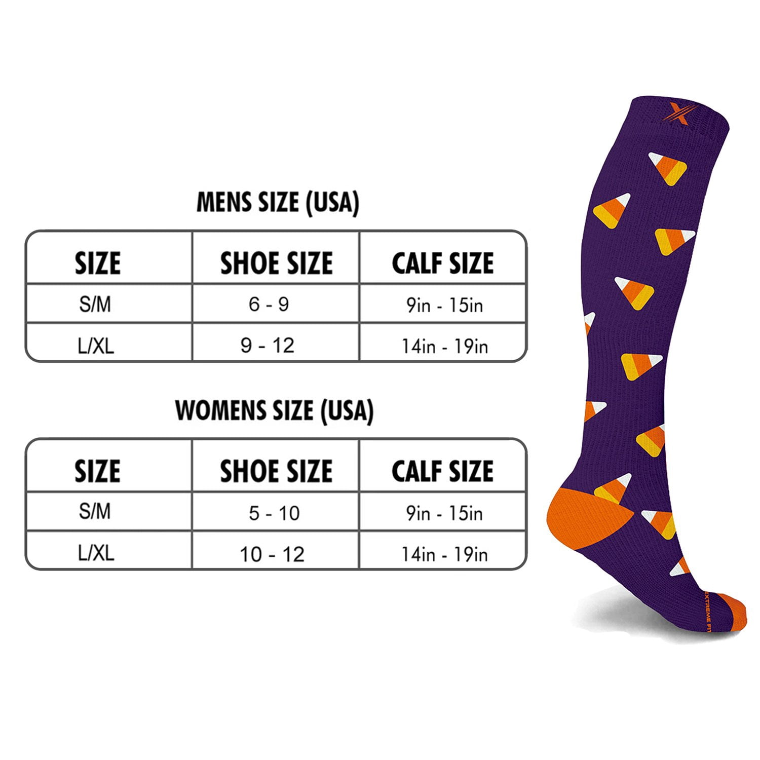 Holiday Knee High Compression Socks - - Improved Circulation & Support for Men and Women, 3 Pack