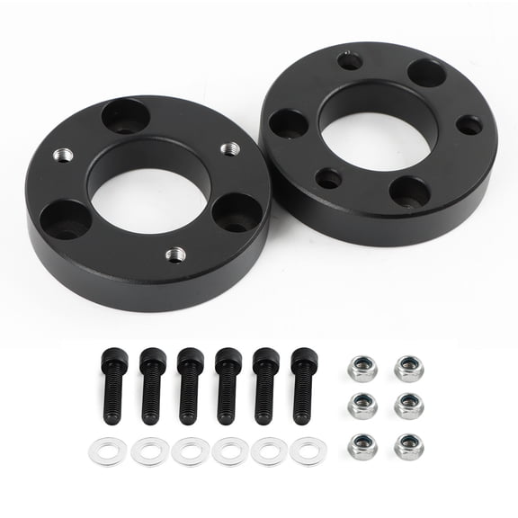 LOUVEROLA 2pcs 2" Front Leveling Lift Kit For 2005-2021 Nissan Frontier 2005-2015 Xterra 2005-2012 Pathfinder 2009-2012 Equator Strut Spacers Kit 2WD 4WD