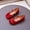 X-309Red, variant on YMNXA Big Kids Children Girls Sandals Soft Sole Non Slip Closed Toe Sequins Fashion Comfortable Shoes For Wedding Birthday Party,Gold,2-2.5 Years