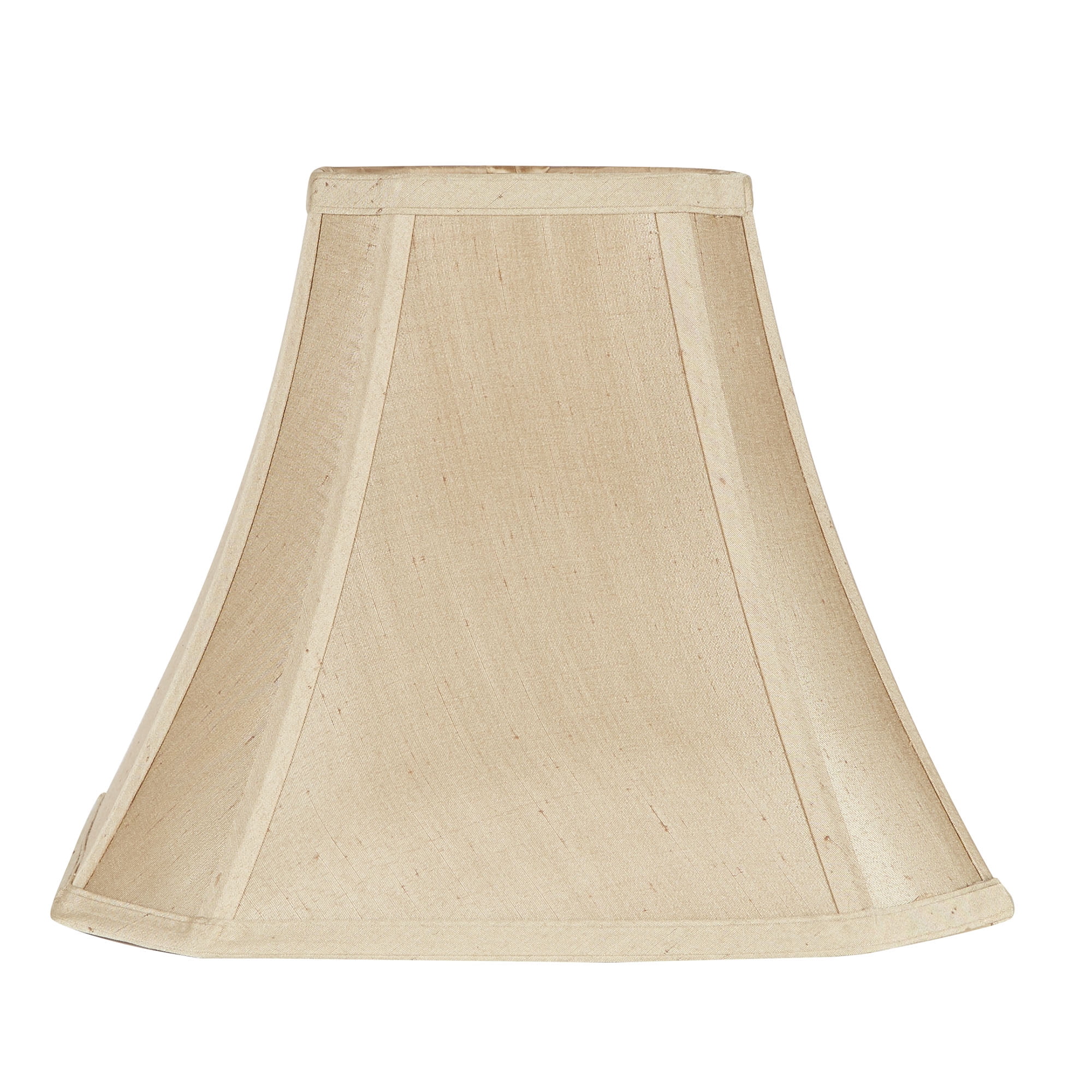 Better Homes & Gardens Square Faux Silk Cut Corner Bell Lamp Shade