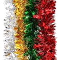 thumbnail image 2 of Piezas Guirnaldas de Oropel de Navidad Guirnalda de Oropel Metálico Decoraciones Brillantes para Árboles de Navidad para Cumpleaños Bodas Decoraciones para Fiestas de Navidad (, 2 of 4