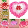 thumbnail image 5 of 500/1000/3000 piezas de flores secas artificiales de seda, pétalos de rosa, hojas para fiestas, cumpleaños, eventos, bodas, suministros de recuerdo, blanco, rosa, rojo, 5 oz, 5 of 5