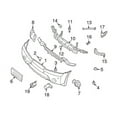 thumbnail image 2 of New Genuine Nissan Reinfotce-Front Bumper Side,Rh 62038ZQ00A / 62038-ZQ00A OEM, 2 of 10