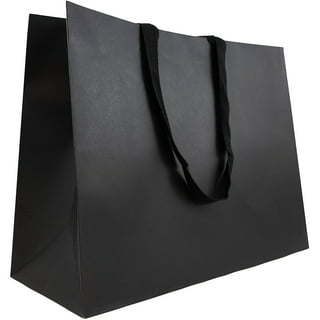  Lyellfe 30 Pack Black Gift Bags, Heavy Duty Kraft