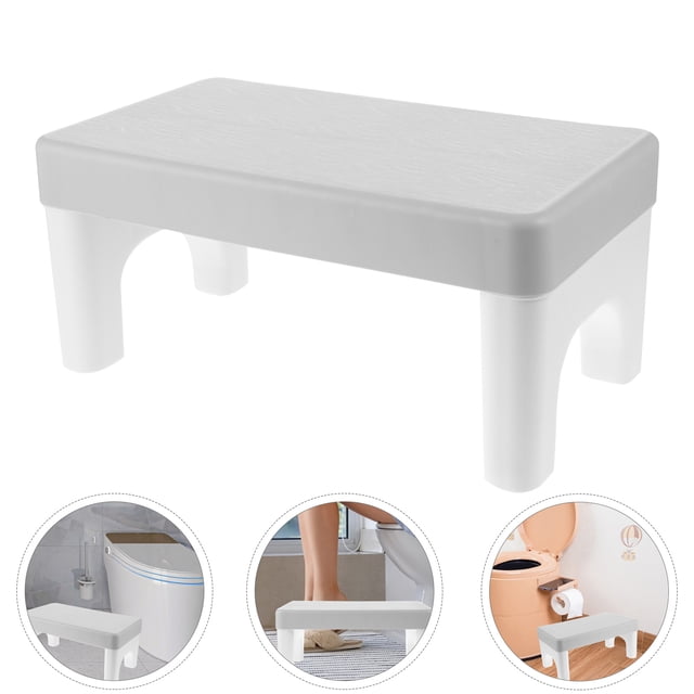 FUTUREORYY Marchepied de Salle de Bain PP Antidérapant Design Simple Usage Domestique 1 Paquet