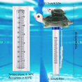 thumbnail image 2 of Termómetro para piscina, termómetro flotante para piscina, con cuerda, resistente a los golpes para todas las piscinas, spas, jacuzzis, acuarios y estanques de peces (tortuga) ER, 2 of 5