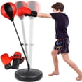 thumbnail image 1 of Set de sacos de boxeo NATGGZ de altura ajustable para niños de 3 a 10 años, 1 of 7