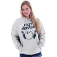 thumbnail image 3 of Split Happens Bowling League Nerd Hoodie Sweatshirt Women Men Brisco Brands 3X, 3 of 6