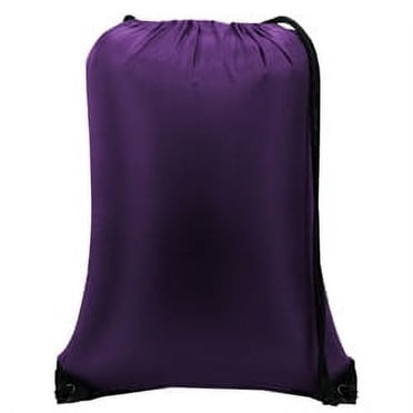 Liberty Bags - Value Drawstring Backpack - 8886 - Purple - Size: One Size