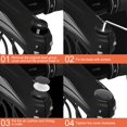thumbnail image 4 of Cubierta de auriculares para bicicleta Soporte de bicicleta de posicionamiento GPS anti-perdida para Airtag (negro), 4 of 6