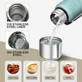 thumbnail image 3 of Design Pattern 20oz Stainless Steel Thermal Bottle with Tea Filter and Cup Lid, Vacuum Insulated Coffee Mug with 316L Inner Liner, Leakproof Travel Thermos for Office, Commute & Outdoor, 3 of 7