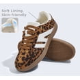 thumbnail image 5 of LUCKY STEP Womens Classic Retro Gum Sole Fashion Sneakers Genuine Leather Anti Slip Casual Shoes,Leopard, 5 of 10