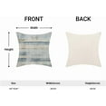 thumbnail image 5 of Boho Blue Grey Stripe Throw Pillow Covers 20x20 Inch Set of 2, Rustic Abstract Decorative Throw Pillow Covers Retro Stripe Linen Outdoor Cushion Cover for Sofa Couch Farmhouse Room Bed Decor, 5 of 7