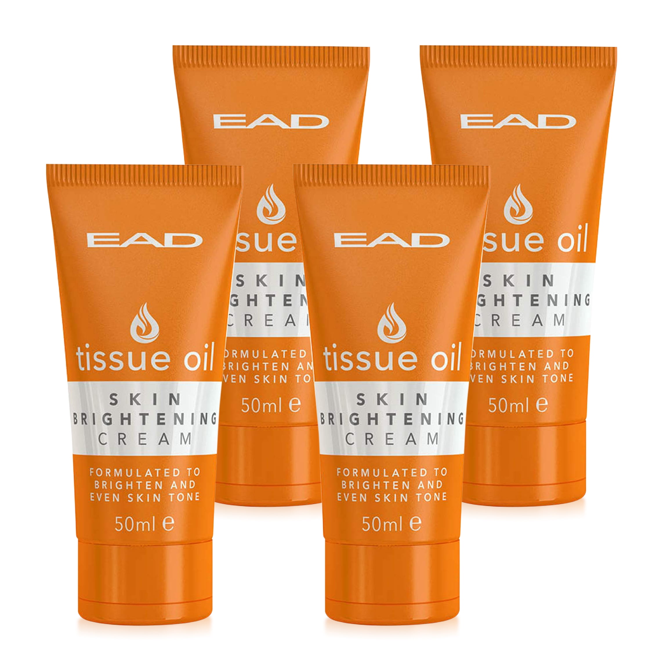 EAD Tissue Oil Skin Brightening Cream with Vit A & E 50ml, Pack of 4