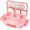 Pink, variant on Leakproof Bento Box Sealable Lunch Container Multi-Section Food Storage Case for Meal Prep and Portion Control