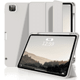 thumbnail image 5 of Aoub Case for Air 13 inch M2 2024 iPad Pro 12.9 inch 6th Generation 2022 / 5th Gen 2021 with Pencil Holder, Auto Wake/Sleep, Support iPad 2nd Pencil Charging, Tri-fold Stand， Gray, 5 of 9