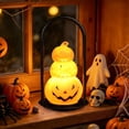 thumbnail image 6 of SLYNSHome Stacked Pumpkin LED Lighted Decor Lamp,Pumpkin Flameless Candle Lantern For Tabletop Mantel Indoor Halloween Party Atmosphere Decor Ornament, 6 of 6
