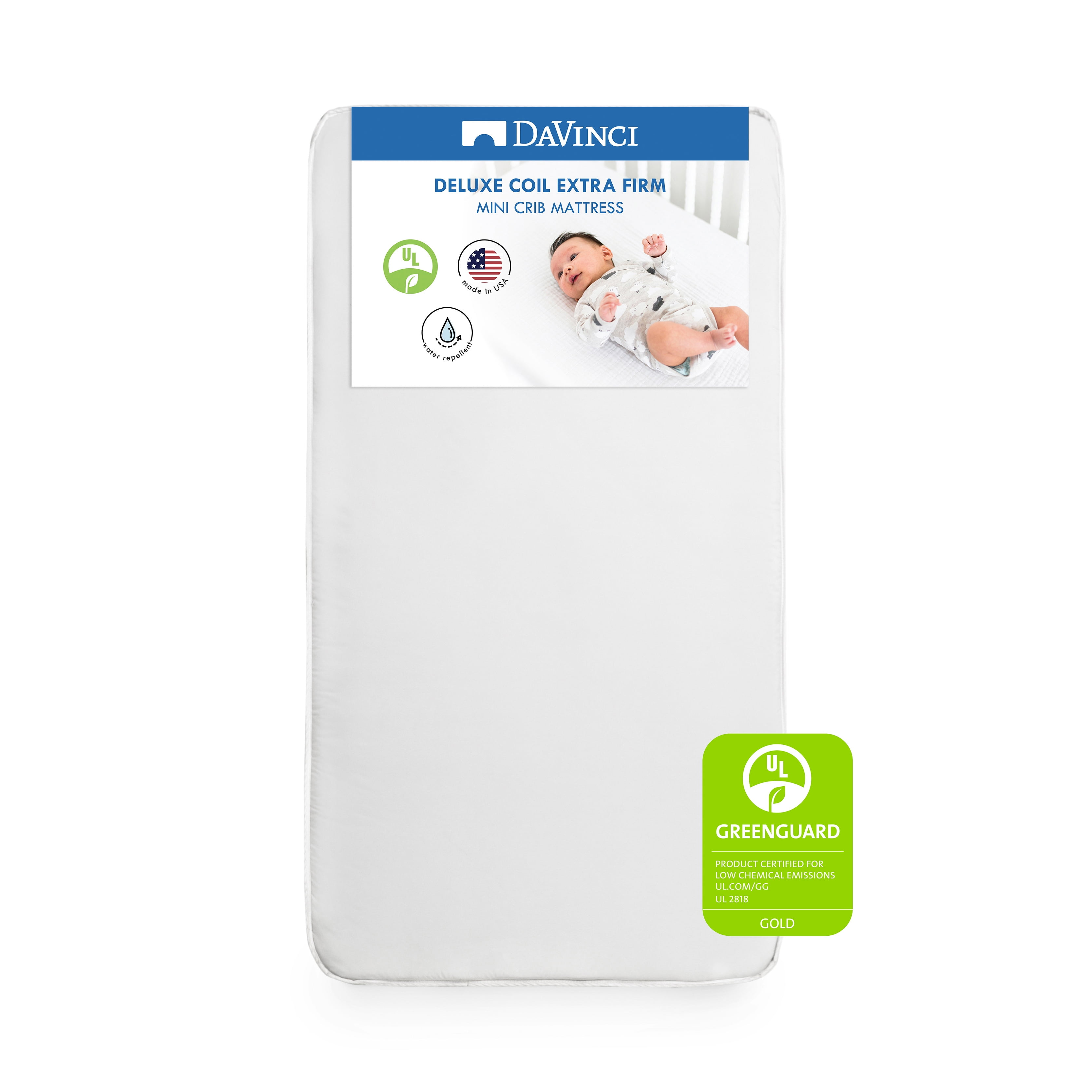 DaVinci Deluxe Infant & Toddler Coil Mini Crib Innerspring Mattress
