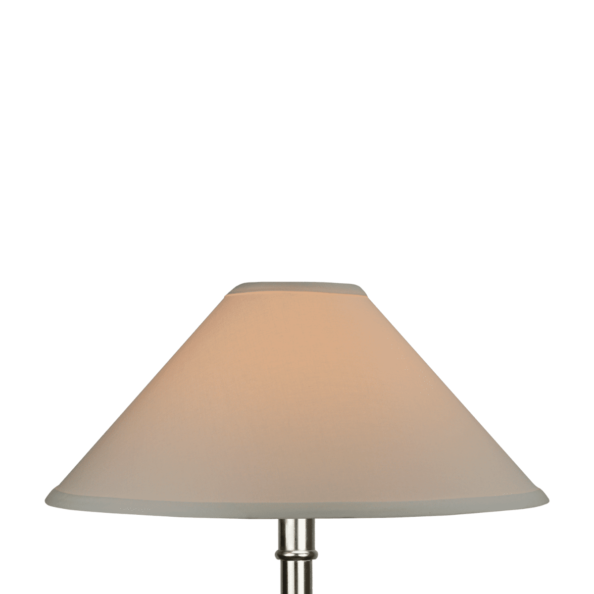 Fenchel Shades | 4" Top Diameter x 16" Bottom Diameter x 9 Slant, (Washer/Spider Attachment) Empire Lamp Shade - (Linen Snow)