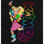 XOMG POP Neon Logo Kinley Cartoon Hoodie Sweatshirt Women Brisco Brands M