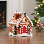 Mr. Christmas 7 in. Ceramic Gingerbread House - Brown