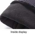 thumbnail image 2 of Guantes Cálidos De Invierno Guantes de ciclismo a prueba de viento Guantes cálidos con dedos completos para esquiar Pesca (Negro) Hugtrwg Accesorios para bicicletas, 2 of 9