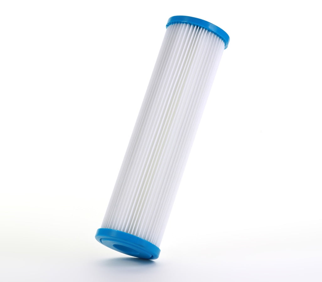 30 Micron Hydronix SPC-25-1030 Polyester Pleated Filter 2.5 OD X 9 3/4 Length 