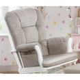 thumbnail image 2 of Pemberly Row Contemporary Glider Chair Cushions Set in Gray Finish, 2 of 6