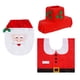 thumbnail image 4 of Decoraciones navideñas para fundas de asientos de inodoro, decoraciones de Papá Noel, cubiertas para inodoros y alfombras de baño, para festivales de, 4 of 8