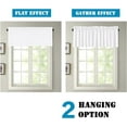 thumbnail image 5 of Cortinas opacas de 2 paneles para ventanas de cocina, baño, sala de estar y dormitorio, con privacidad, decorativas, con bolsillo para barra, cortas., 5 of 5