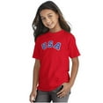 thumbnail image 5 of USA United States Patriotic 4th July Crewneck T Shirts Boy Girl Teen Brisco Brands S, 5 of 6