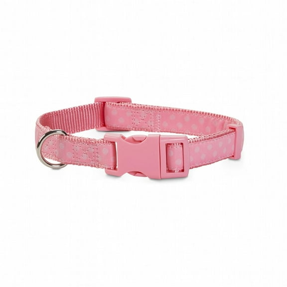 Good2Go Pink Polka Dot Dog Collar, Large /XLarge