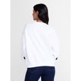 thumbnail image 3 of Halloween Women's Hey Boo Graphic Sweatshirt with Long Sleeves, Sizes XXS-XXL, 3 of 5