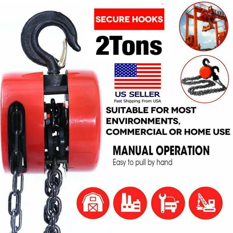 Material Handling crane Hoists, Winches & Rigging 1 TON CHAIN HOIST