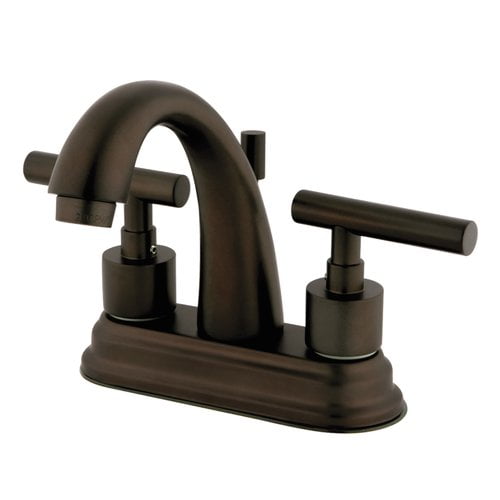Kingston Brass Manhattan Centerset Bathroom Faucet with Drain Assembly