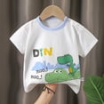 thumbnail image 2 of Xudanell Toddler Baby Boys Girls Short Sleeve Raglan Shirt Summer Athletic Sports Baseball Tee Shirt Cotton T-Shirt (Green, 2-3 Years), 2 of 8