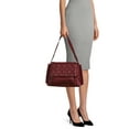 thumbnail image 6 of Time and Tru Women’s Heidi Flap Shoulder Bag Red, 6 of 6