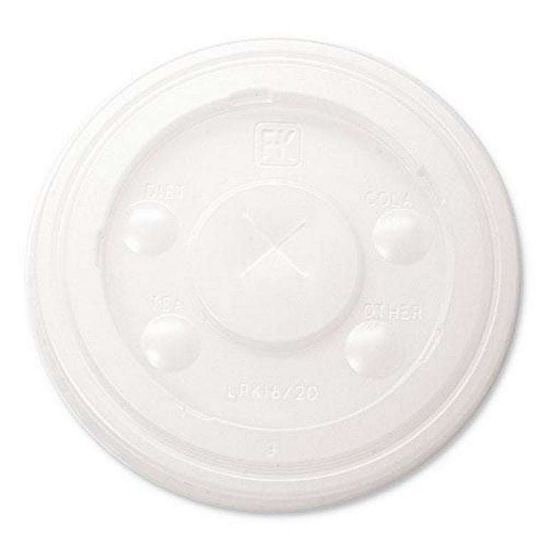 RK Cup Lids, Fits 16 oz to 20 oz Cups, Translucent, 1,000/Carton RK Cup Lids, Fits 16 oz to 20 oz Cups, Translucent, 1,000/Carton