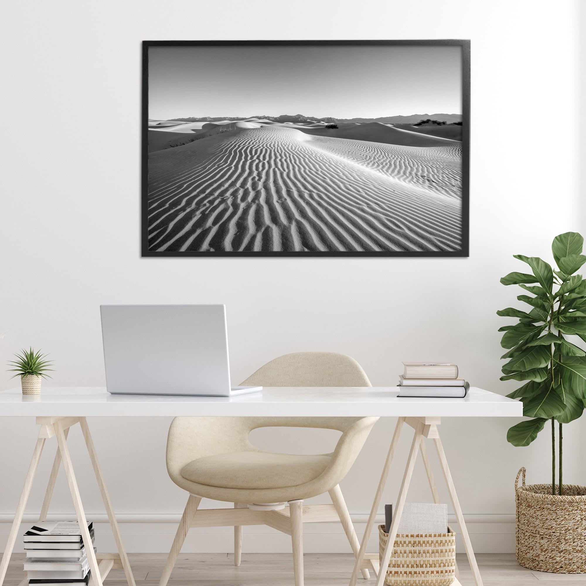 Stupell Industries Sand Waves In The Distance Black Framed Giclee Art, design by Jon Evan