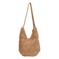 thumbnail image 3 of ibiyuan Womens Handbags Sunflower Print Handwoven Large Capacity Shoulder Tote Bag for Women, Stylish Daily Work Picnic Casual Handbag Gifts For Women, 3 of 5