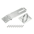 thumbnail image 1 of Cerradura de hasp de candado de puerta de seguridad de acero inoxidable Uxcell, 1 of 3