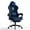 Blue, variant on SOONTRANS Black Gaming Chair for Adult, Velvet Fabric Ergonomic Comfortable Video Gamer Chair with Footrest, Reclining Office Computer Desk Game Chairs with Massage Lumbar Cushion, Headrest