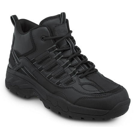 

SR Max Boone Men s Black Hiker Style Comp Toe EH Slip Resistant Work Shoe (8.0 EW)