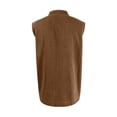 thumbnail image 4 of Dresfit Men's Tank Tops Henley Washed Denim Shirts 2026 Summer Sleeveless Distressed Athletic Tees Solid Plus Size Big and Tall Running Shirt Brown L, 4 of 4