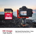 thumbnail image 4 of Tarjeta SD Gigastone 256 GB, paquete de 2, V30, alta velocidad, UHD, 4 of 6