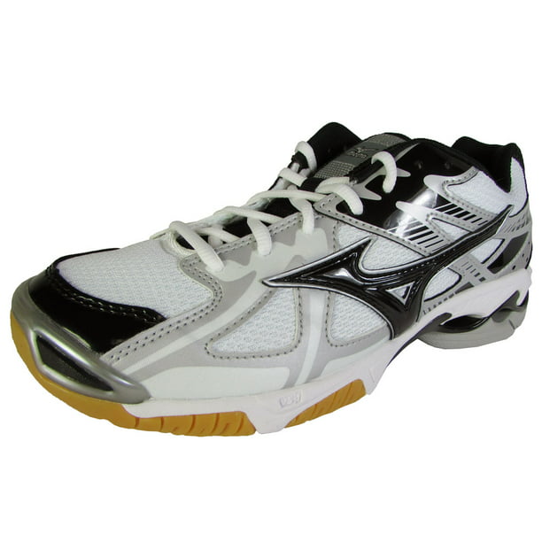 Sympatisere pistol ært Mizuno Womens Wave Bolt 4 Indoor Volleyball Shoes, White/Black, US 6 -  Walmart.com