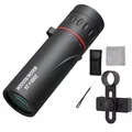 2000x25HD Monocular Telescope Outdoor Mini Portable Telescope Mobile Phone Telescope with Clip Camping Birdwatching Telescopes (2000x25 with clip)