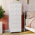 thumbnail image 2 of Crestlive Products White 7 Drawers Vertical Dresser Storage Tower Chest, 2 of 8